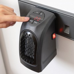 Pratico riscaldatore Riscalda la tua casa e risparmia sulla bolletta del riscaldamento con il riscaldatore personale portatile da 350 Watt con montaggio a parete.