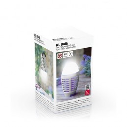 An original and versatile anti-mosquito lamp with LED light, very useful due to its dual function: anti-mosquito and LED lamp