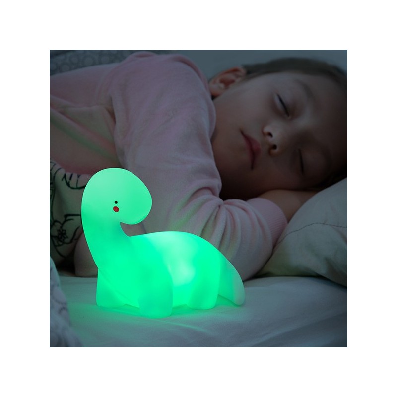 Eine superlustige LED-Lampe in Dinosaurierform, ideal für Kinder als Lampe, Nachtlicht, Spielzeug und Kinderdekoration