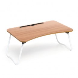 Un tavolo portatile robusto e pratico, perfetto per lavorare sul laptop, scrivere, disegnare o fare colazione.