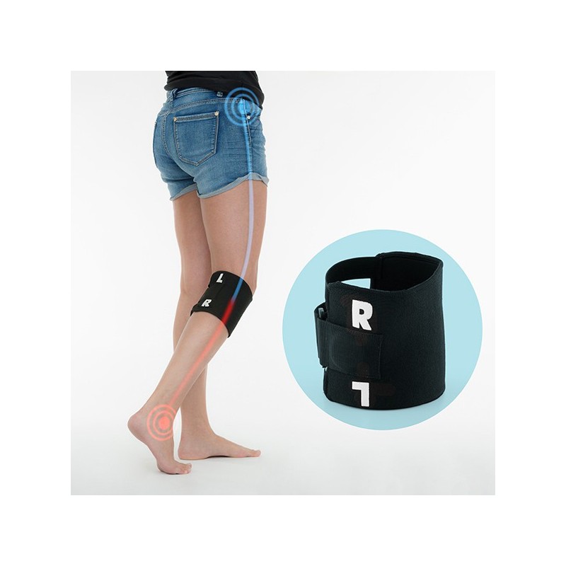 DR Gem Compression Knee Pad, It is an acupressure system that helps to minimize lower back pain and which extends to the legs and buttocks.