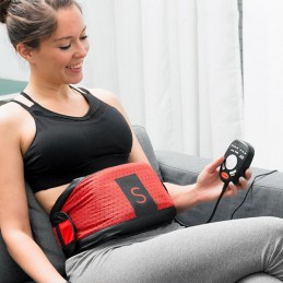 This effective abdominal belt is perfect for making your muscles firmer and more toned, effortlessly and with a pleasant sauna effect.