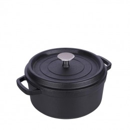 Eine Gourmet-Pfanne aus Gusseisen, die eine bessere Qualität und Eleganz bei der Zubereitung und Präsentation Ihrer Speisen garantiert.