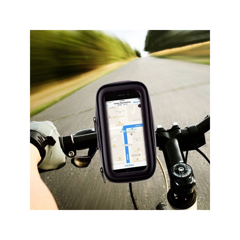Schutzhülle mit Handyhalterung für Fahrräder, ideal, um das Radfahren zu genießen, ohne auf die Kommunikation zu verzichten.