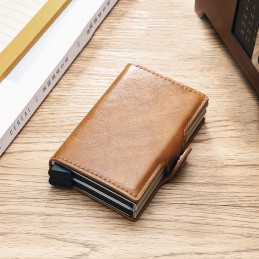 Cartera doble delgada 2 en 1: el tarjetero eSlide y protección RFID es perfecto para llevar tus tarjetas y notas de forma organizada y práctica.