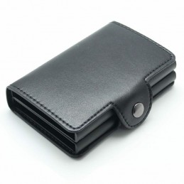 2 in 1 Double Slim Wallet - eSlide card holder and RFID protection is perfect for carrying your cards and notes in an organized and practical way.