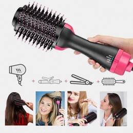 Confira um volume fantástico ao seu cabelo, em apenas alguns minutos, com esta escova de cabelo, que combina as funções de secador e escova