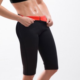 Umas leggings de desporto adelgaçantes com efeito sauna de 3 camadas, ideais para fazer exercício físico em casa, no ginásio ou ao ar livre.