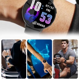Relógio Smartwatch Q16 com Bluetooth à prova de água, tenha todas as funcionalidades do seu Smartphone - Android ou IPhone no seu pulso