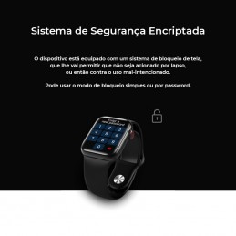 Relógio Smartwatch HW12 com Bluetooth à prova de água, tenha todas as funcionalidades do seu Smartphone - Android ou IPhone no seu pulso