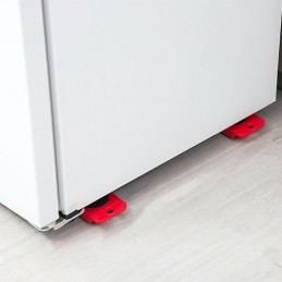 Este fantástico kit é a solução ideal para mover os móveis e eletrodomésticos pesados, evitando qualquer tipo de dano.