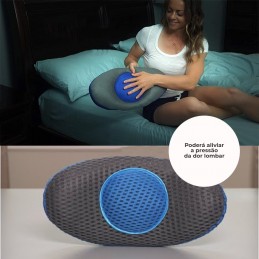 La cómoda curva es la almohada perfecta para la espalda, alivia la presión y el dolor lumbar y le ayuda a dormir mejor por la noche.