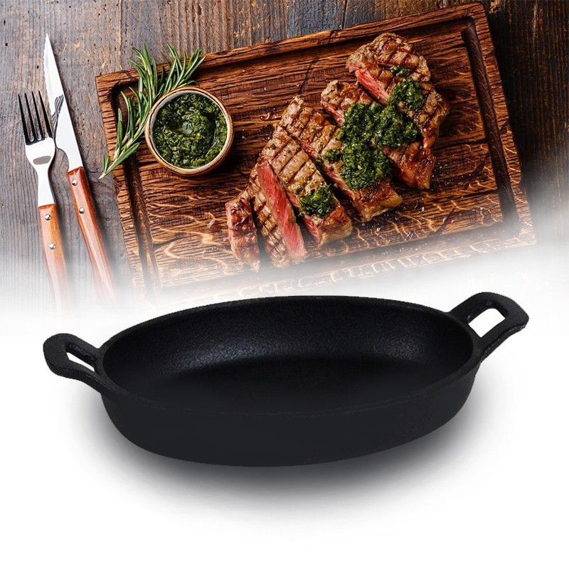 Ovale Gourmet-Backform aus Gusseisen Ovale Gourmet-Backform aus Gusseisen, die eine bessere Qualität und Eleganz bei der Zubereitung und Präsentation Ihrer Speisen garantiert.