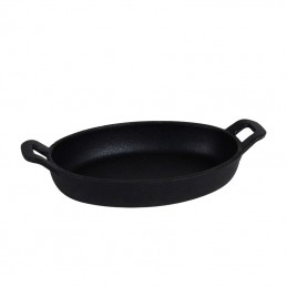 Ovale Gourmet-Backform aus Gusseisen, die eine bessere Qualität und Eleganz bei der Zubereitung und Präsentation Ihrer Speisen garantiert.