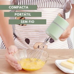 Cucina più comodamente con l'aiuto di questo mixer elettrico portatile senza fili, che puoi utilizzare ovunque.