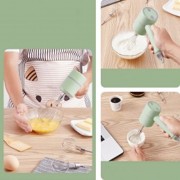 Cucina più comodamente con l'aiuto di questo mixer elettrico portatile senza fili, che puoi utilizzare ovunque.