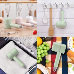 Cucina più comodamente con l'aiuto di questo mixer elettrico portatile senza fili, che puoi utilizzare ovunque.