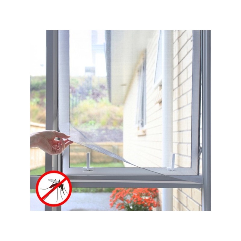 Com esta prática rede mosquiteira, podes deixar a janela aberta para desfrutar do bom tempo com toda a confiança, impedindo a entrada de insetos