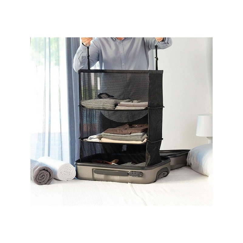 Very comfortable and practical for organizing clothes and shoes in suitcases and saving space in the closet, avoiding creases and disorganization.