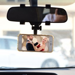 Este soporte le permite colocar su teléfono celular en una posición ideal dentro del automóvil para una visualización adecuada mientras conduce por la carretera.