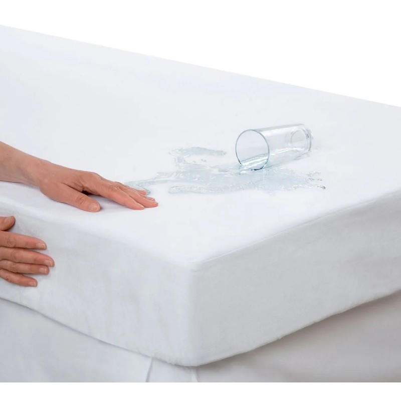 Protect your mattress from stains and dirt thanks to the Deluxe Waterproof Mattress Cover - 160 x 200 cm, the best way to preserve mattresses