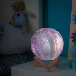 A lâmpada LED Galáxia é perfeita para criar um ambiente especial e iluminar as casas todas as noites