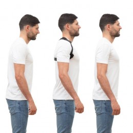 Le correcteur de posture adaptatif est conçu pour corriger les mauvaises habitudes de posture, vous aidant ainsi à rester droit dans la bonne posture.