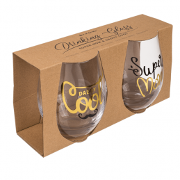 The Daddy Cool and Super Mom Cups are an excellent gift idea to surprise parents on their special day.