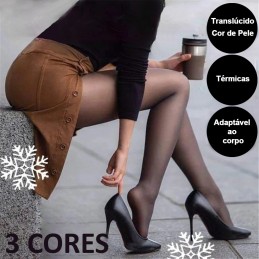 Skin-colored Thermal Tights are an essential piece to compose your looks with style without worrying about low temperatures.