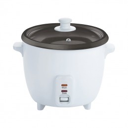 Elektrischer Reiskocher – 0,6 Liter, kocht den Reis in kurzer Zeit und schaltet sich automatisch ab, wenn der Reis fertig ist.