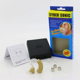 Amplificador de Som Clear Sound - Cyber Sonic é um aparelho auditivo com um design discreto perfeito para ouvir tudo com mais nitidez