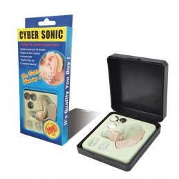 Amplificador de Som Clear Sound - Cyber Sonic é um aparelho auditivo com um design discreto perfeito para ouvir tudo com mais nitidez