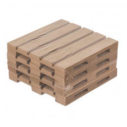 Si vous êtes adepte des nouvelles tendances déco, le dessous de verre en forme de palette surprendra vos convives par son originalité.