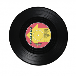 Ces dessous de verre en forme de disque vinyle surprendront vos invités par leur originalité.