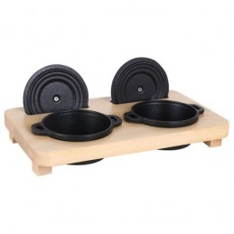 Queste padelle gourmet in ghisa garantiscono una migliore qualità ed eleganza nella preparazione e presentazione dei vostri piatti.