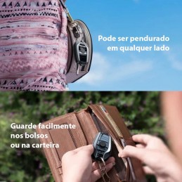 El Portable Keychain Powerbank es un accesorio extremadamente conveniente debido a su tamaño compacto y se puede llevar a cualquier lugar.