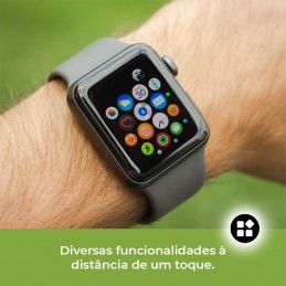 Relógio Smartwatch HW Pro, tenha todas as funcionalidades do seu Smartphone - Android ou IPhone no seu pulso