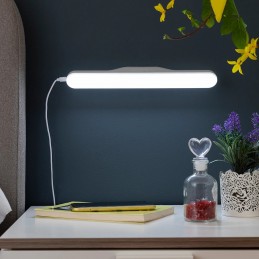 Wiederaufladbare und magnetische LED-Lampe, sehr vielseitig aufgrund ihrer originellen Multifunktion und ihres tragbaren Designs, ohne Kabel oder Stecker.