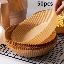 With the help of AirFryer Paper Molds you will be able to keep your fryer away from food residue, saving time and effort.