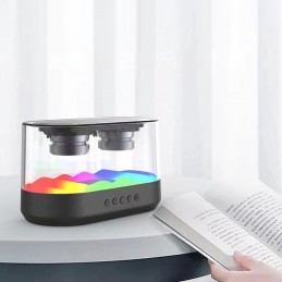 Da vida a tu lista de reproducción con este fantástico Altavoz Bluetooth y observa un espectáculo de luces de colores que se mueven según el ritmo.
