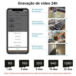 ¡Ya sea de día o de noche, podrás acceder a tus imágenes en tiempo real en cualquier parte del mundo, gracias a esta magnífica Cámara IP inalámbrica!