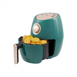This fryer uses hot air, allowing food to be cooked with little or no added oil and with up to 95% less fat.