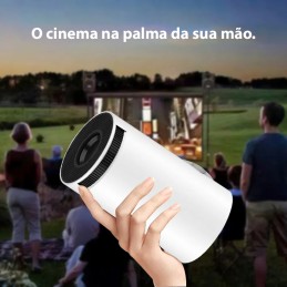 Portable and easy to carry, this portable 4K mini projector is the perfect companion for outdoor activities, business and home entertainment.