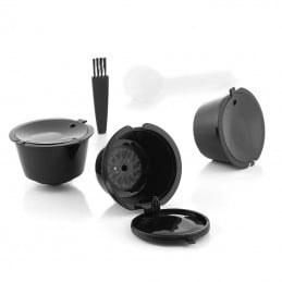 Vous pouvez désormais préparer de délicieux cafés rapidement et facilement à l'aide de ce lot de capsules réutilisables, compatibles avec les machines Dolce Gusto.