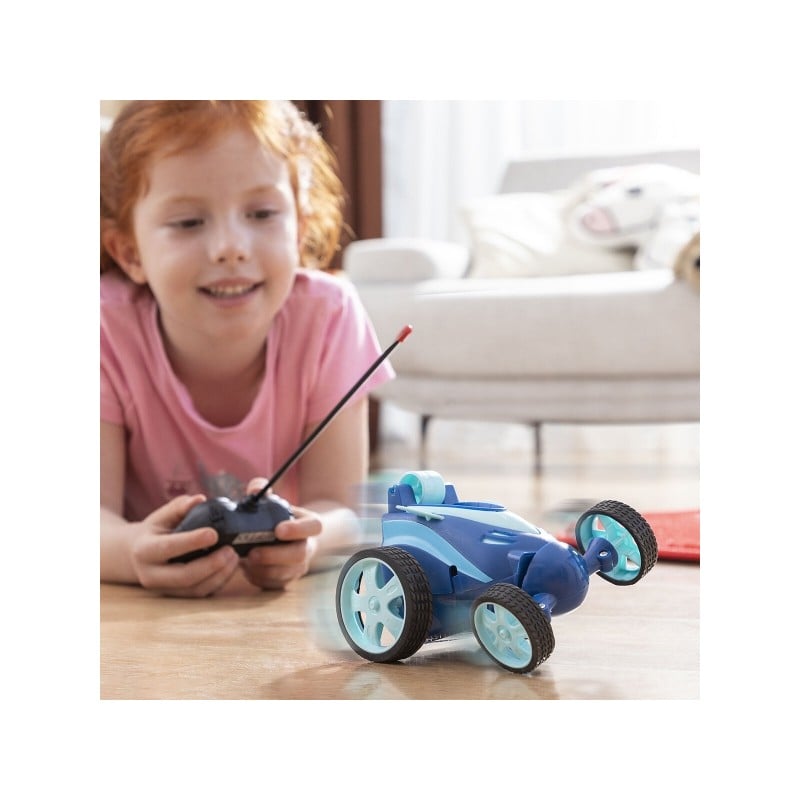 Auto acrobatica telecomandata ricaricabile Questa macchina è un giocattolo originale e divertente che esegue tutti i tipi di piroette e capriole.