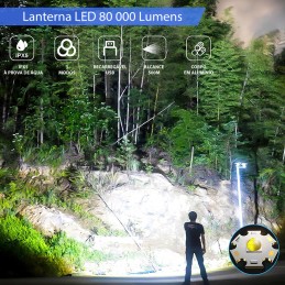 Mini Linterna Led Lámpara Bolsillo Recargable Usb Camping OEM