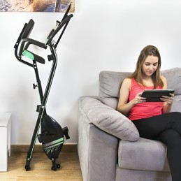 With this fantastic folding exercise bike, you can perform comfortable and efficient aerobic exercises in the comfort of your home.