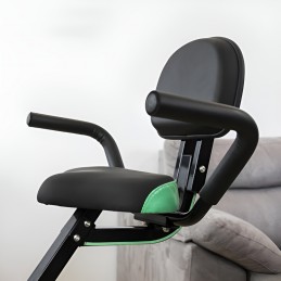 Com esta fantástica bicicleta estática dobrável, poderá realizar exercícios aeróbicos confortáveis ​​e eficientes no conforto de sua casa.