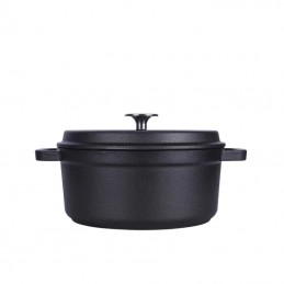 Una padella in ghisa da gourmet che garantisce una migliore qualità ed eleganza nella cottura e nella presentazione dei cibi.