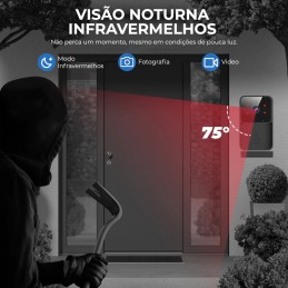 Whenever someone rings your doorbell, a notification will be sent to your smartphone, so you can check who's at your door in real time